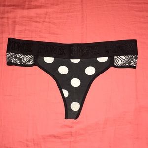 Pink Victoria secret thongs